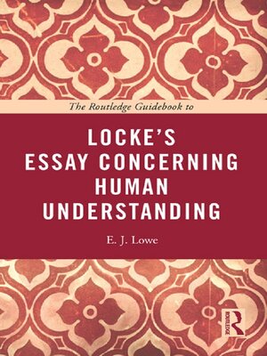 cover image of The Routledge Guidebook to Locke's Essay Concerning Human Understanding